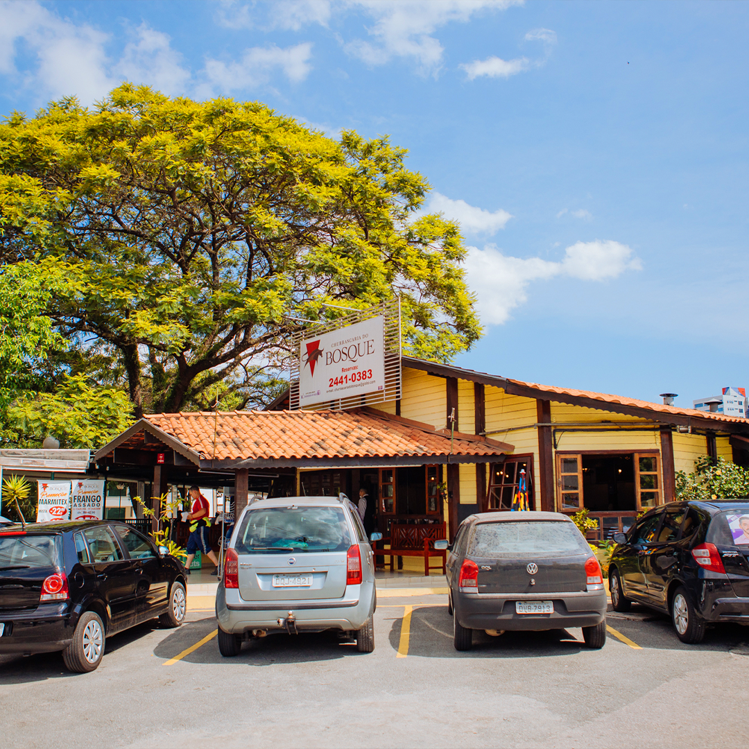 Fachada da Churrascaria do Bosque